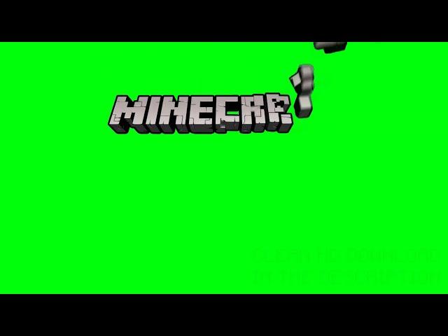 MINECRAFT GREEN SCREEN LOGO OUTRO ANIMATION (Remastered)