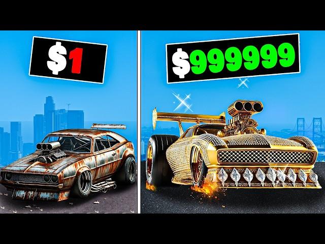 $1 to $1,000,000 Drag Car in GTA 5