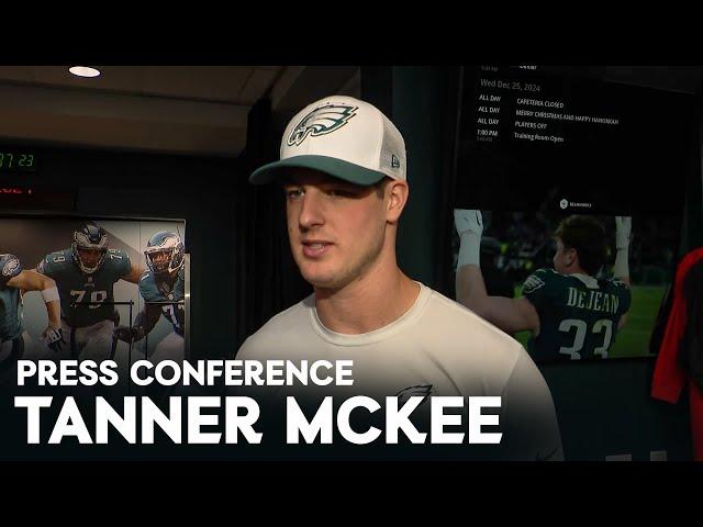 Eagles Press Conference: Tanner McKee, Jordan Mailata, and More | December 24, 2024