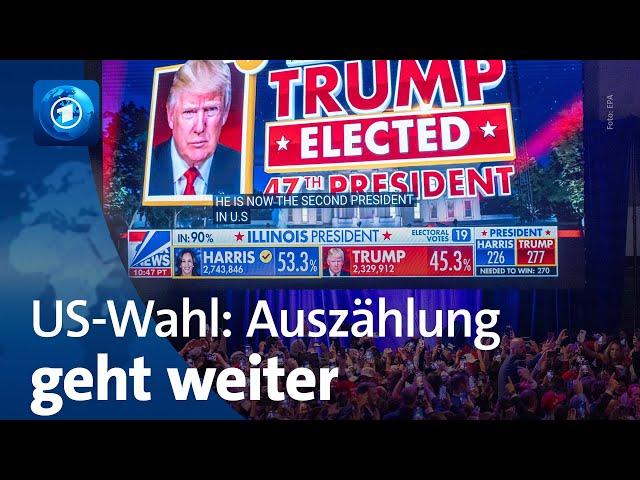 US-Wahl: Trump hat gewonnen – Auszählung der Stimmen geht weiter