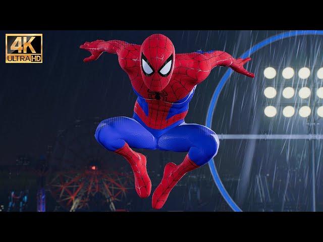 ITSV Spider-Man Suit (Heavy Rain/Night) - Marvel’s Spider-Man 2 PS5 Free Roam Gameplay (4K60FPS)