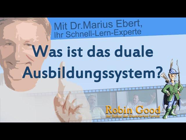 Was ist das duale Ausbildungssystem?