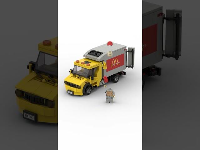 New LEGO mini McDonald's Truck  6pin wide 4in1 MOC / part 2 #shorts  #legomoc #lego #legocity