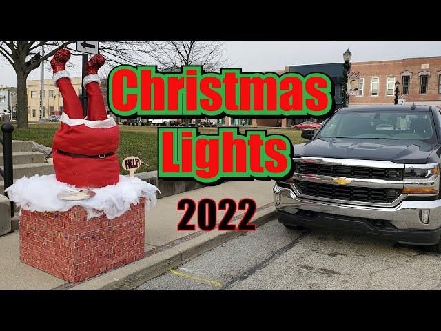 Happy Holidays! | Christmas Lights 2022 | Tipton, Indiana USA | 3rd Annual Cruise for Lights