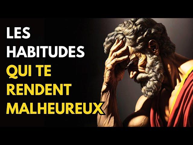 10 ERREURS qui vous RENDENT MALHEUREUX sans que vous vous en rendiez compte | STOÏCISME