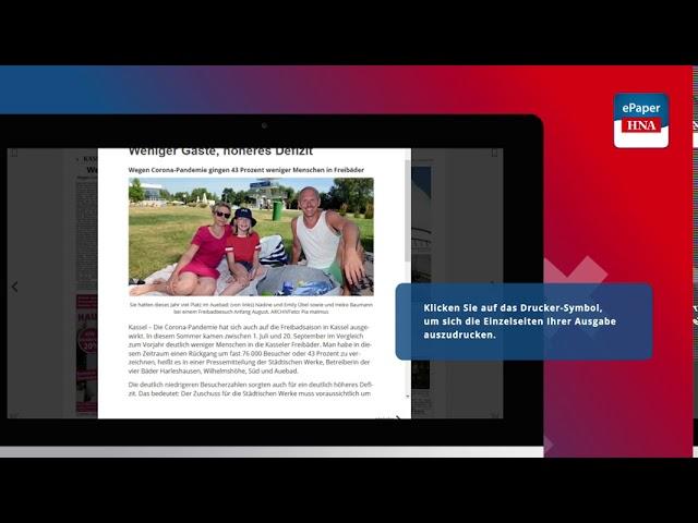 MeineHNA.de - HNA-ePaper lesen auf dem PC