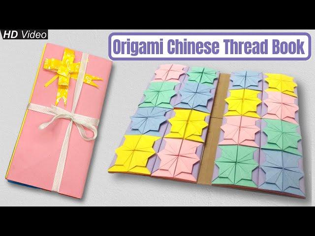 Origami Chinese Thread Book | How to Make Origami Chinese Thread Book | Origami Mysterious Wallet