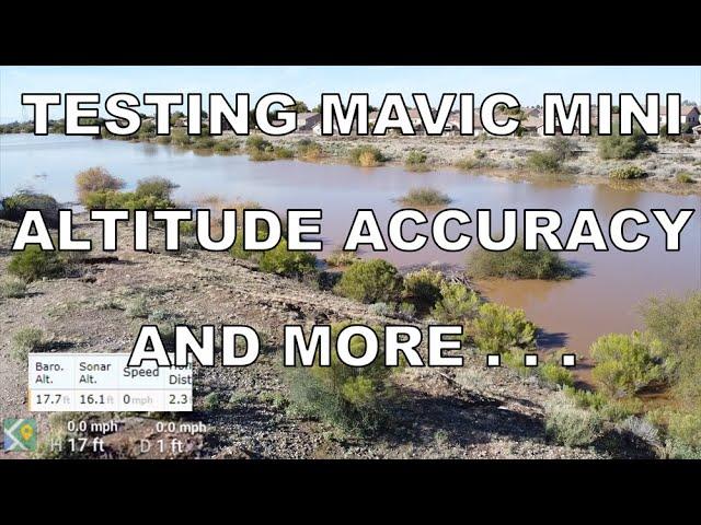 TESTING MAVIC MINI ALTITUDE FOR ACCURACY