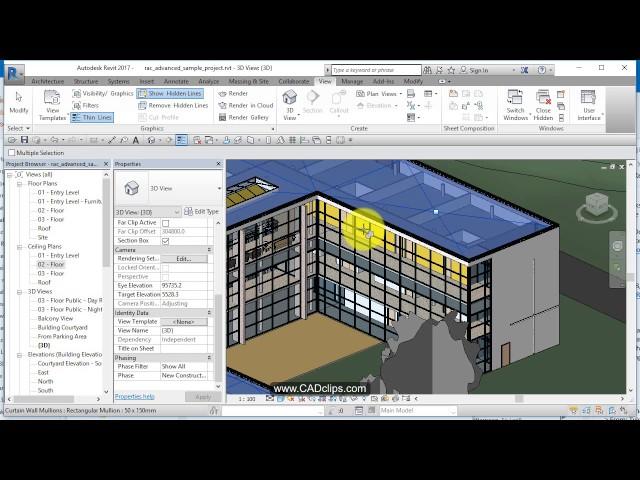 REVIT DISPLAY 06 HIDDEN LINES CADclips