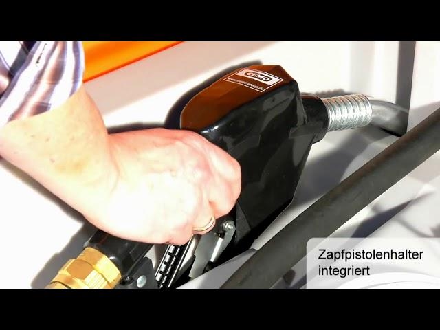 CEMO  DT Mobil Easy 125 L / 210 L/ 440 L szállítható gázolaj üzemanyag tartály