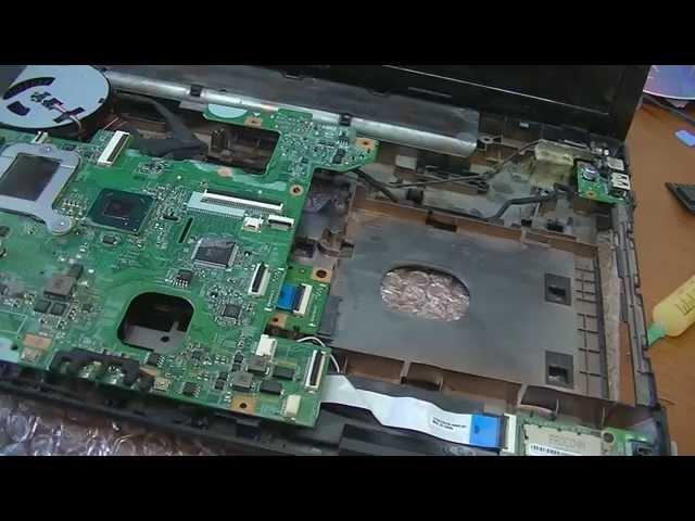 Не простой и не дешёвый ремонт ноутбука Lenovo G580