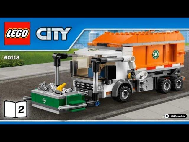 LEGO City Great Vehicles 2016 GARBAGE TRUCK 60118 - Лего Сити МУСОРОВОЗ #2