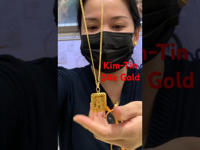 Buying a 24k Gold Chain & Pendant Kim Tin• East Oakland, CaVlog Clip #gold #diamond #jewelry