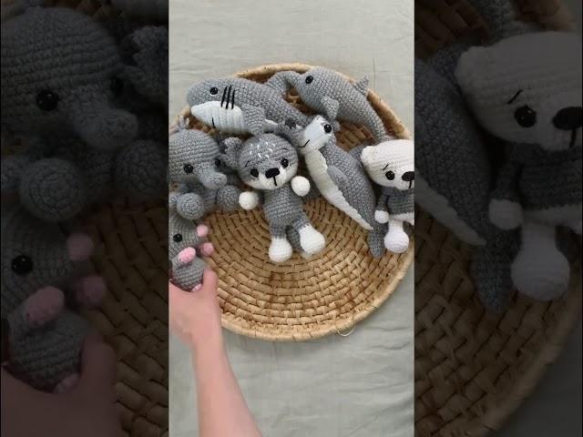 GRAY Amigurumi Ideas | 10 #crochet Animals