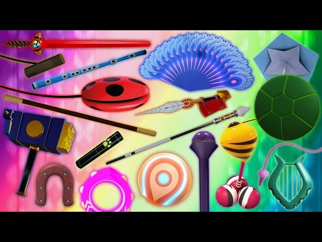 ALL WEAPONS OF THE MIRACULOUSES (UPDATED 2022) 🪀
