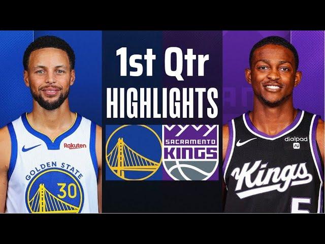 Golden State Warriors vs Sacramento Kings 1st Qtr Full Highlights - Oct 9 | NBA Pre-Season 2024