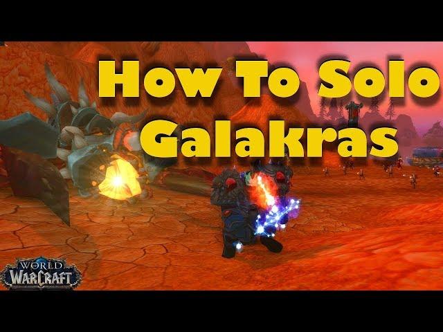 How To Solo Galakras (Mythic) - World of Warcraft