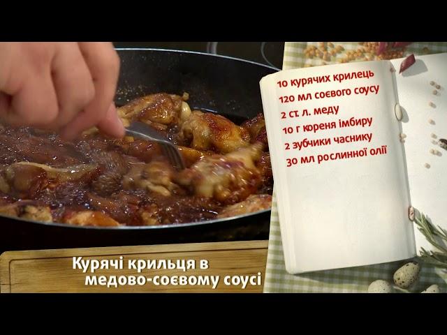 «БЫСТРЫЕ» КУРИНЫЕ КРЫЛЫШКИ В МЕДОВО-СОЕВОМ СОУСЕ. Рецепт блюда