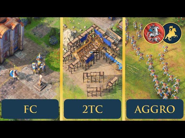 3 Rus Build Orders ALL Players Should Know | S9 Meta Builds | Age of Empires 4