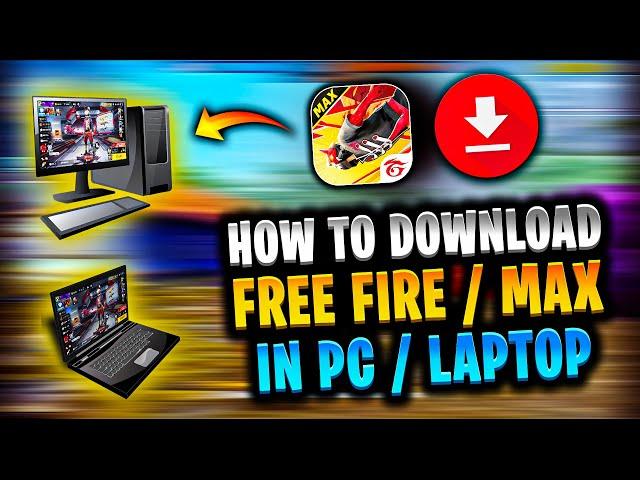 How to download free fire in pc | How to download free fire in laptop | Install free fire in pc