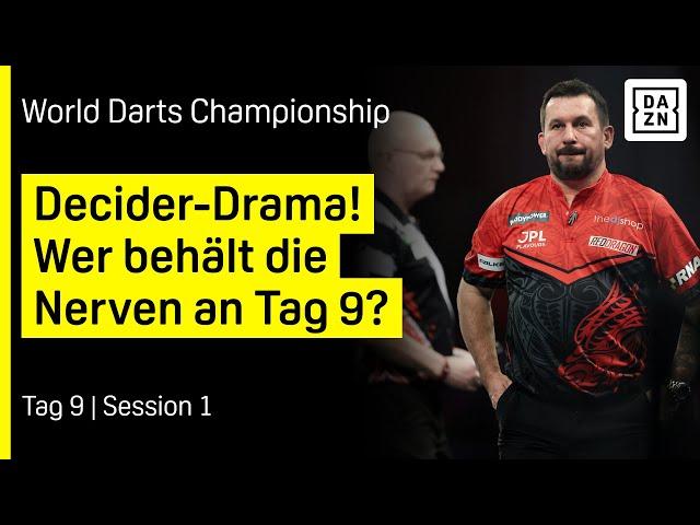 Hochspannung im Decider!: Tag 9 - Session 1 | Darts WM 25 | DAZN Highlights