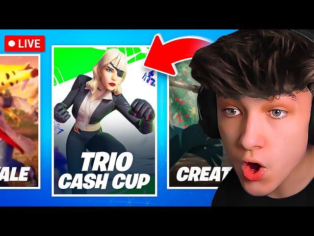 TRIO CASH CUP FINALS! (Fortnite Tournament)