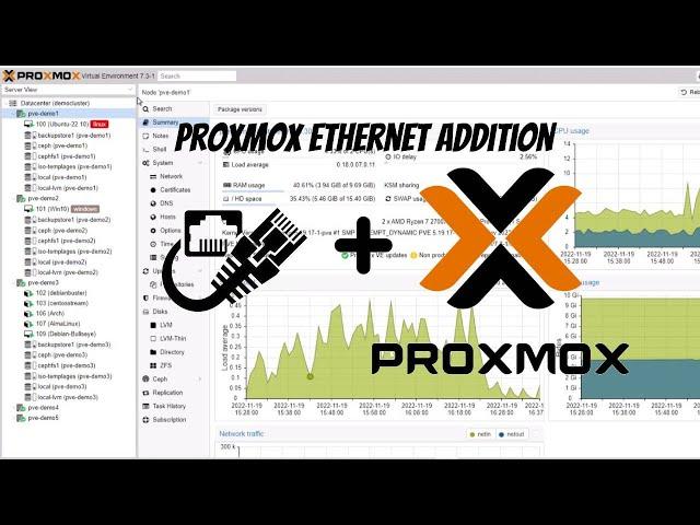 Proxmox Adding Another ethernet to Your Server!