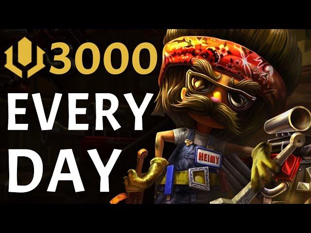 Get 3 000 RP EVERY DAY for FREE! | How to create PBE account