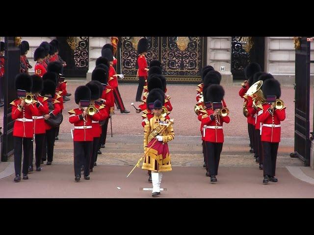 Changing The Queen's Guard - Grenadier Guards Band + Corps of Drums - 10 June 2015