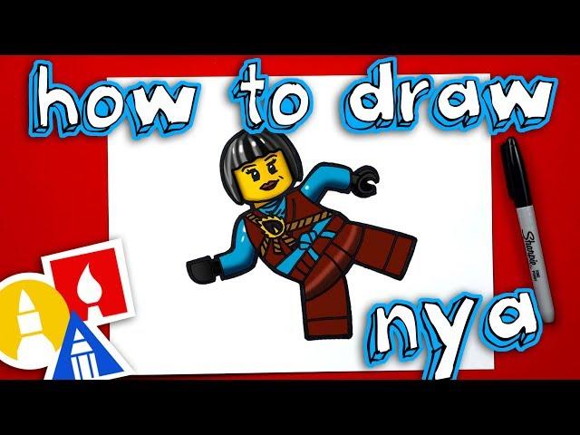 How To Draw Nya From Ninjago