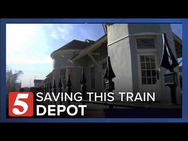 This woman wants to save a train depot. It was built in the 1890s.