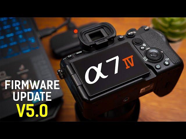 Sony A7IV NEW Firmware Update V5.0 | Step By Step Guide