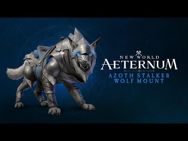 New World: Aeternum - Azoth Stalker Wolf Mount