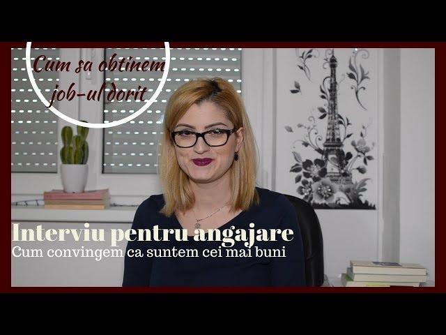 Interviu pentru angajare/ Cum aratam ca suntem potriviti