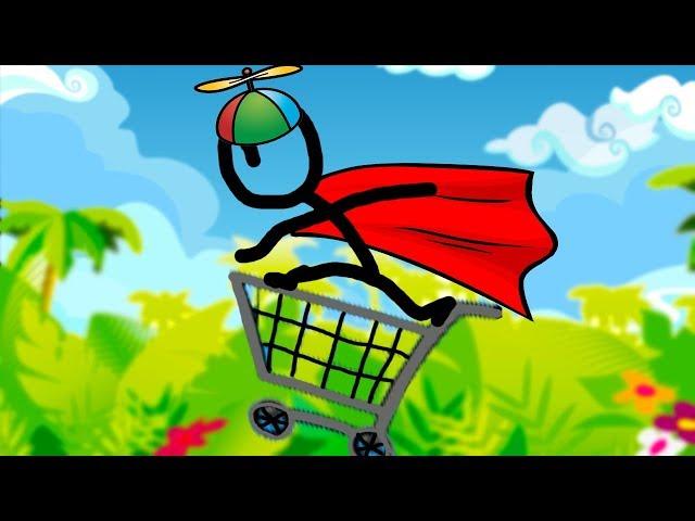 DO NOT TRY THIS AT HOME | Shopping Cart Hero 3