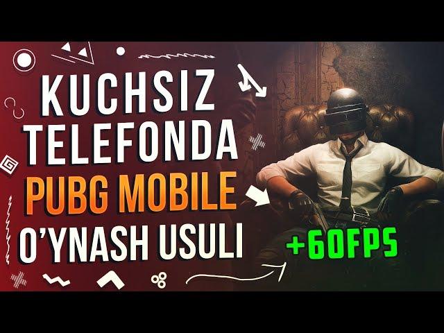 KUCHSIZ TELEFONDA PUBG O'YININI QOTMASDAN O'YNASH USULIPUBG NASTROYKASINI SOZLASH