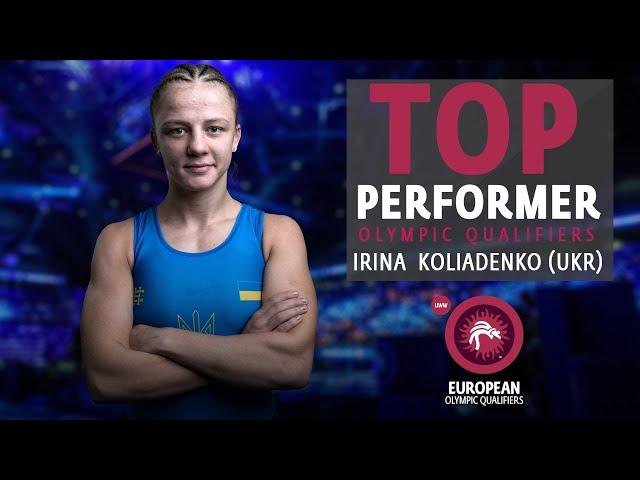 #WrestleBudapest WW Top Performer: Iryna KOLIADENKO (UKR)