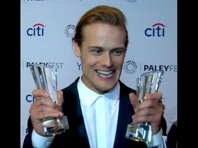 OUTLANDER's Sam Heughan Caitriona Balfe | Accept The Anglophile Channel Awards | Marlise Boland