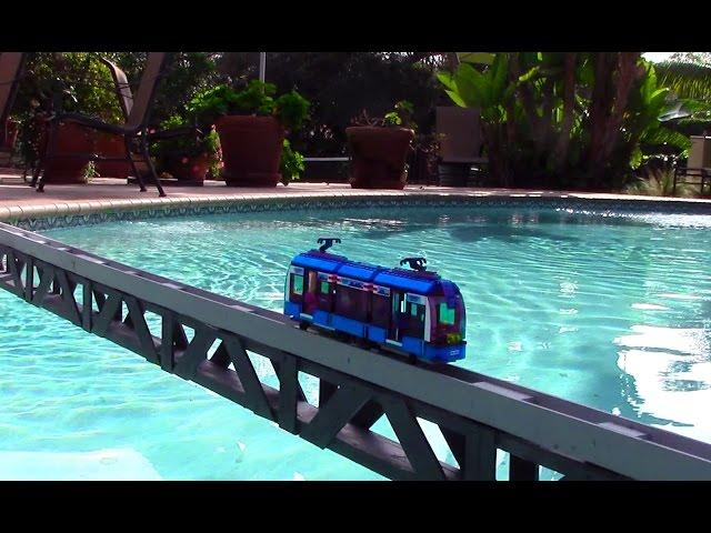 Lego City Tram  going fast