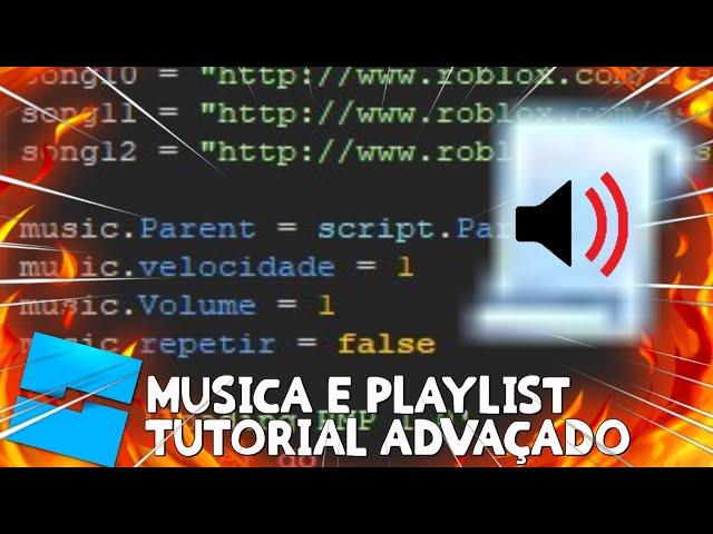 COMO COLOCAR MUSICA E PLAYLIST NO SEU JOGO NO ROBLOX STUDIO