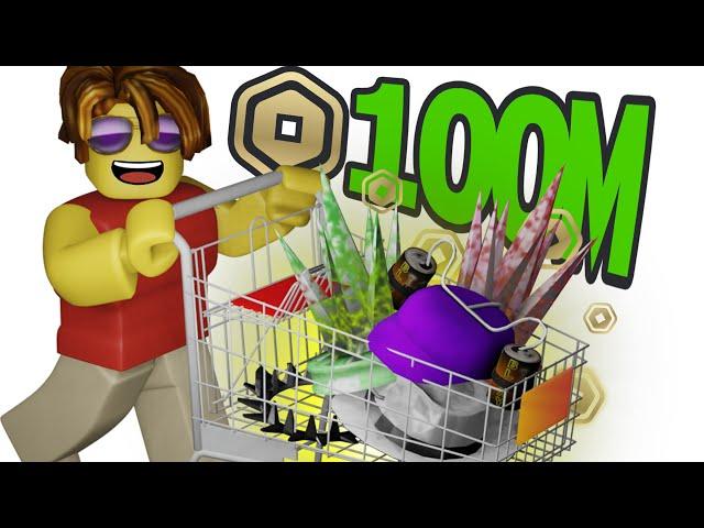 100 Million Robux Shopping Spree