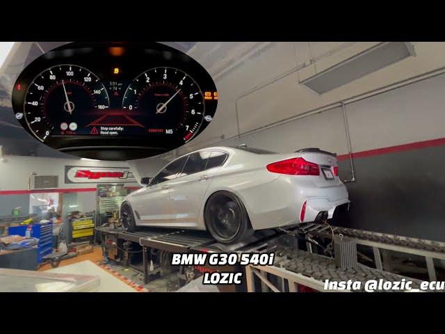 BMW G30 540i ECU TUNE and POP&BANGS TUNE 'LOZIC'