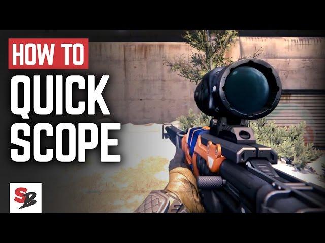 Destiny - How to QUICK SCOPE - Sniping Simple Guide