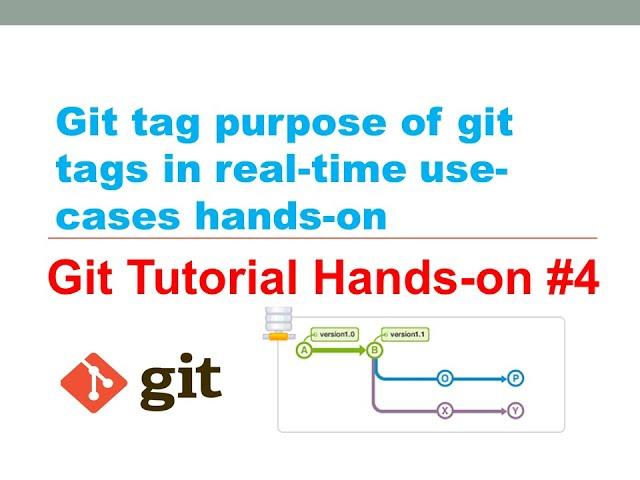 git | DevOps | git tutorial for beginners | git tags real-time use-cases |  git tutorial #4