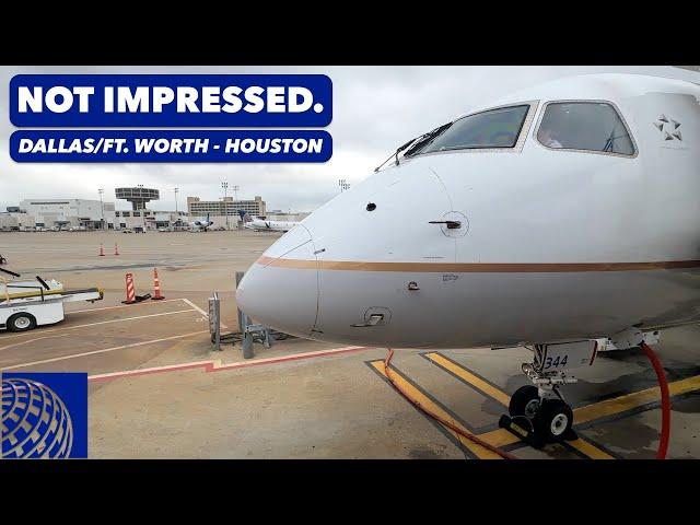 THE TEXAS SHUTTLE: United Express E175 Trip Report