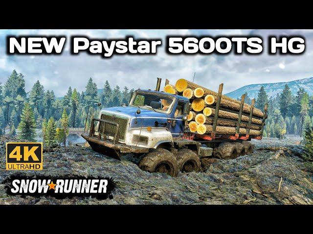 New Paystar 5600TS HG In SnowRunner Season 15 #snowrunner #truck #4k