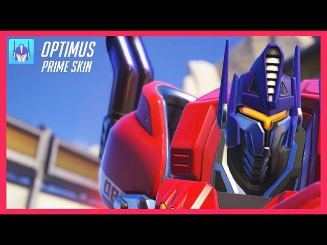 Overwatch 2 - Optimus Prime (Reinhardt) Gameplay | Transformers Collab