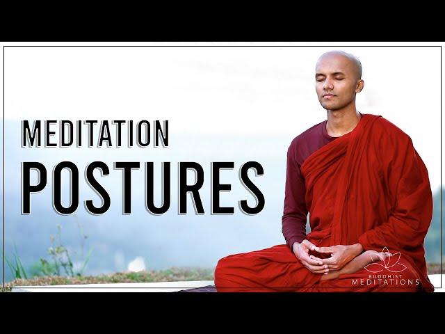 Meditation Postures ‍️| Buddhism In English