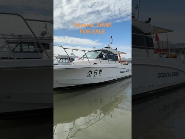 For sale Oceania 36ft fishboat #fishboat #boats #yacht #boatbuilder #boatforsale #boatmanufacturing