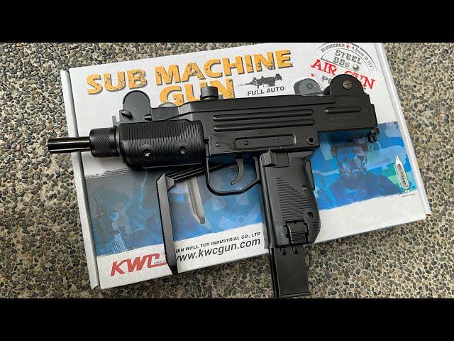 KWC Airgun Sub Machine Gun Full Metal Steel Ball C02 Powered Full Automatic